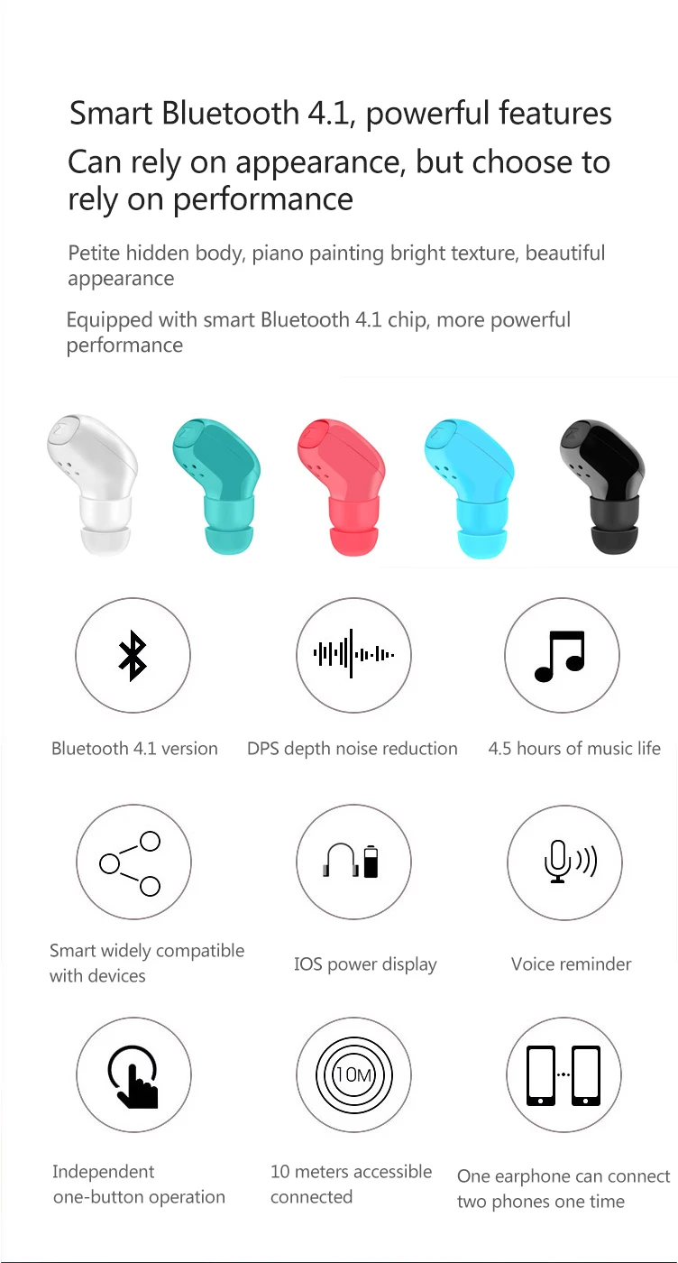 MOUDOU Mini IP68 Водонепроницаемые bluetooth-наушники беспроводной Плавательный спорт бег музыка стерео наушник для дайвинга гарнитуры вкладыши