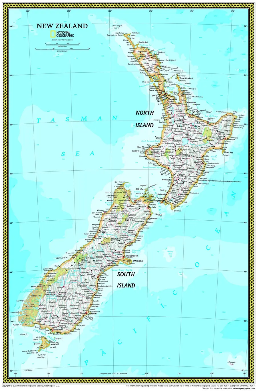 national-geographic-atlas-new-zealand-wall-map-new-zealand-geographic-map