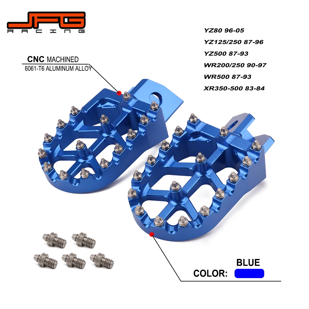 Подножки для мотоциклов с ЧПУ подножки YAMAHA YZ80 YZ125 YZ250 YZ500 WR200 WR250 WR500 HONDA XR350 XR450 XR500 |