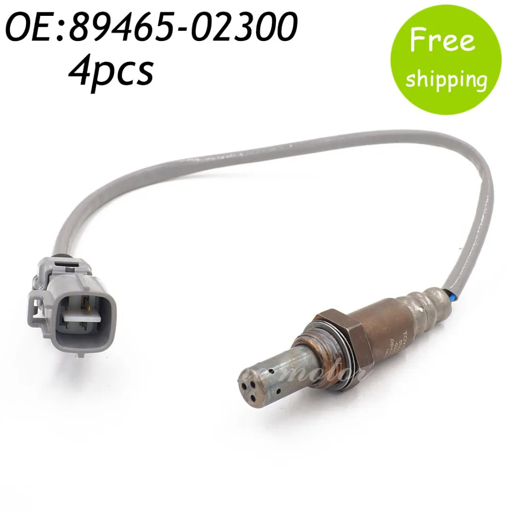 4PCS O2 Oxygen Air Fuel Ratio Sensor For Toyota Corolla 1.6L 1.8L Lexus 89465 02300 8946502300