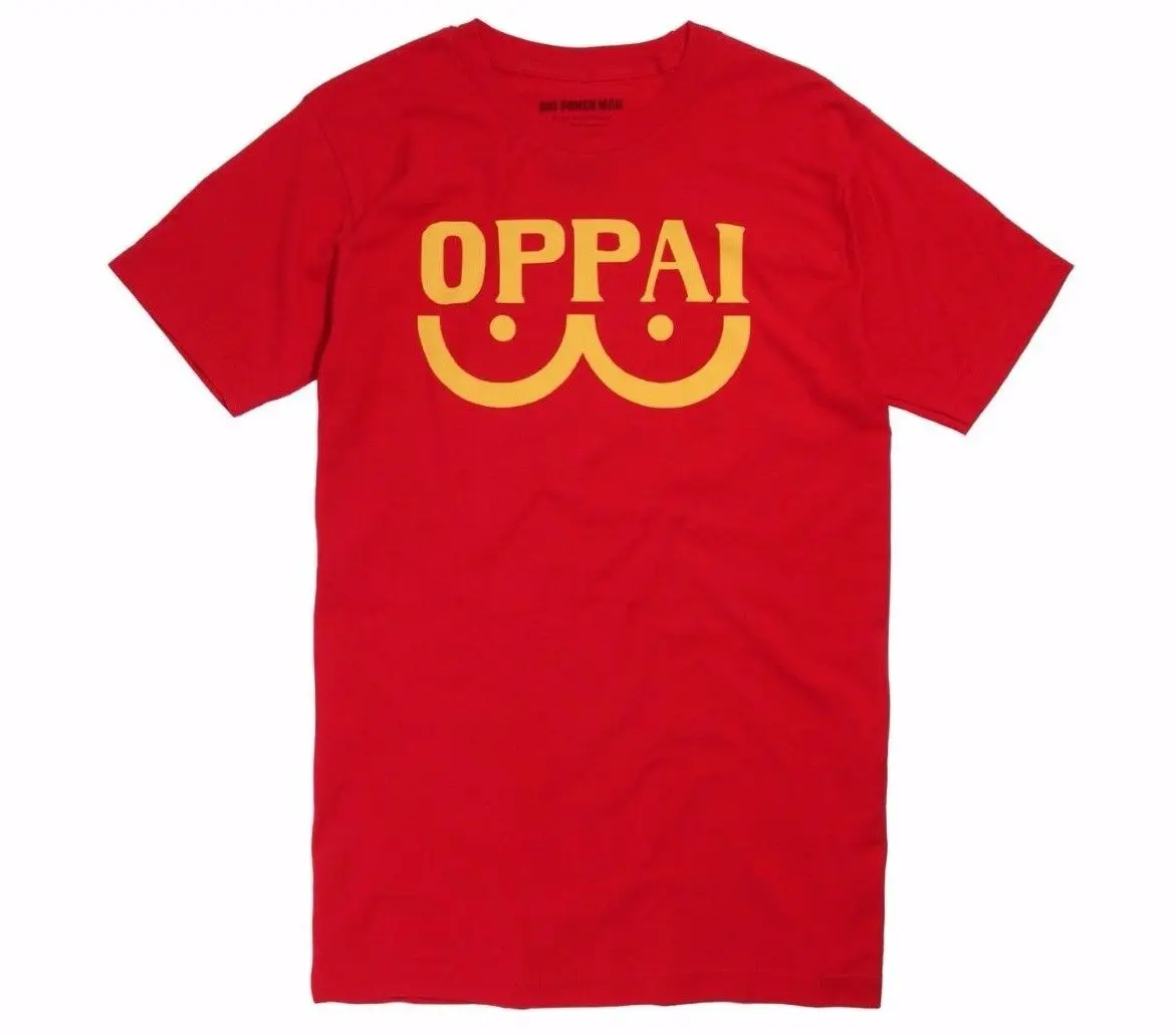 Аниме One Punch Man Футболка «оппай» NWT 100% Аутентичные Новое поступление терморубашка Мужская повседневное футболка для мальчиков топы