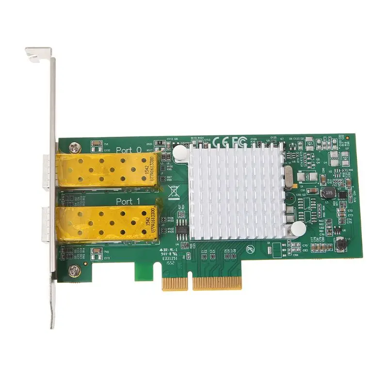 

Intel I350 Chip PCI Express Dual Port Gigabit Ethernet Card Network Adapter Card Fiber Optical Server