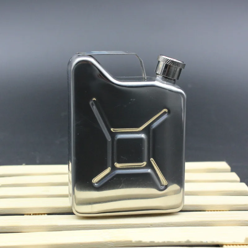 Открытый Портативный 5 oz Нержавеющая сталь набедренная фляжка для спиртных напитков горшок для вина, кувшин для напитков канистры масла топливо, бензин может UD88