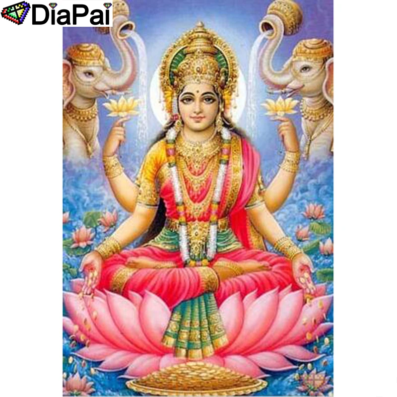 

DIAPAI Diamond Painting 5D DIY 100% Full Square/Round Drill "Religious Buddha" Diamond Embroidery Cross Stitch 3D Decor A22747
