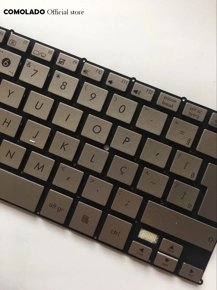 Brazli Replacement laptop Keyboard for Asus UX21 UX21A UX21E Zenbook UX21E-DH52  Silver keyboard BR Layout (2)