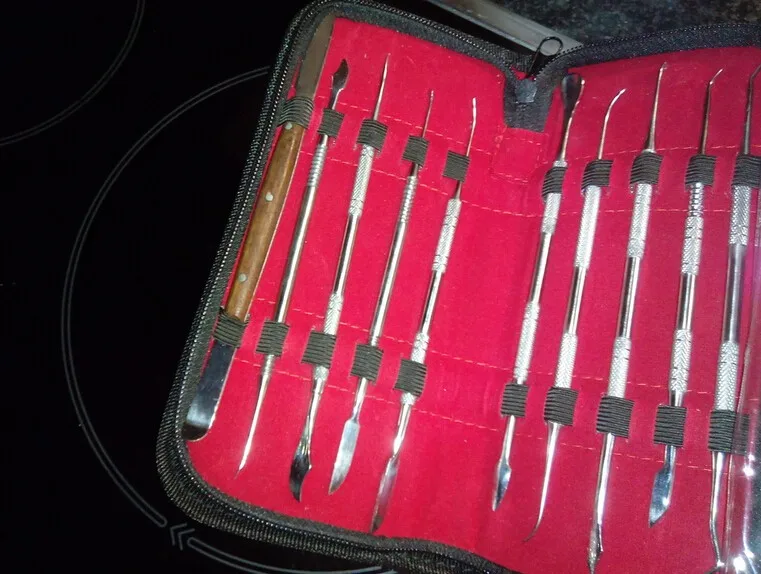 Стоматологическая лаборатория нового типа комплект из нержавеющей стали набор инструментов для резьбы воска лабораторный инструмент