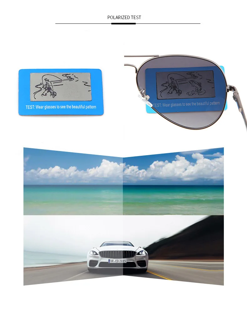 Авиации Пилот очки Для мужчин поляризационные классические очки для вождения сплава Ретро Черный солнцезащитных очков Для мужчин оттенков UV400 очки люнет