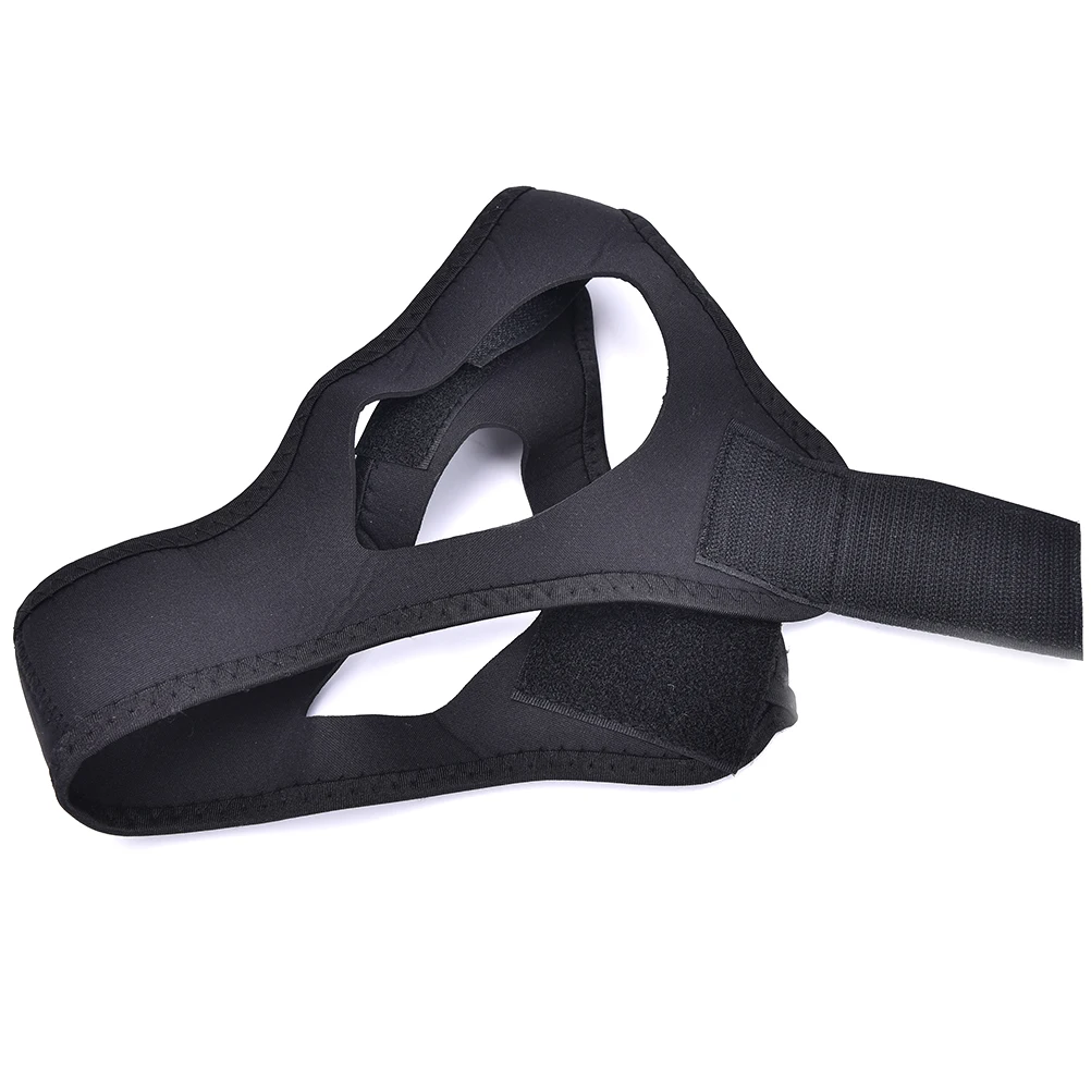 

1PC Black Anti Snore Chin Strap Belt Sleep Care Stop Snoring Strap Chin Support Adjustable Strap For Men and Women