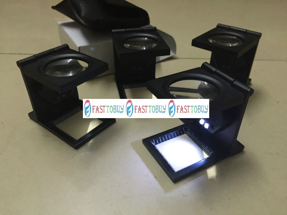 

5 Pieces Heidelberg and Roland Printing Supplies Accessories tools 10x Magnifier for Printing with Light and Scale