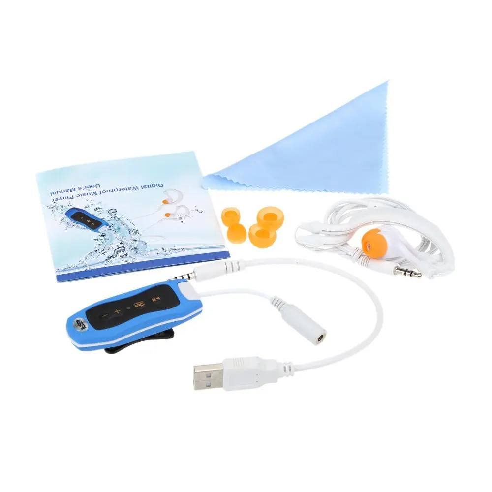 Hot IPX6 font b Sport b font Waterproof MP3 Player FM Radio for Swimming font b