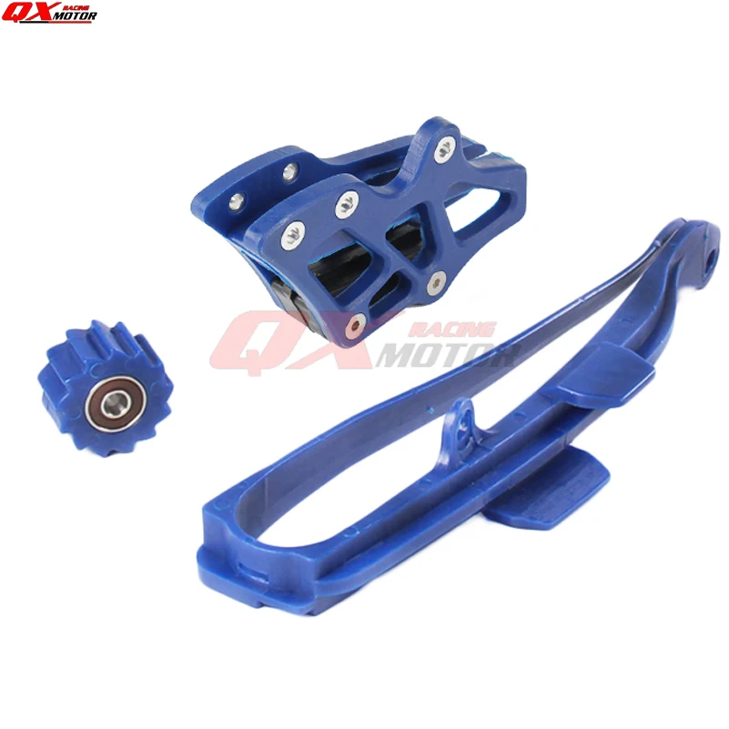 

Free shipping Chain Slider Swingarm Guide Lower Roller + Rear Chian Guide Guard Kits For WR250F WR450F YZ250F YZ450F NEW