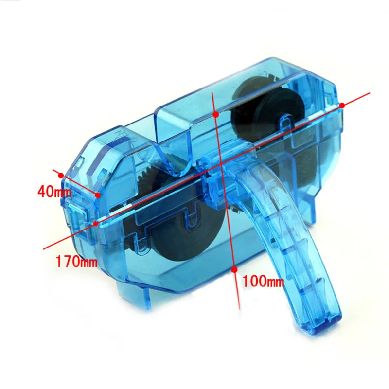 4 PcsSet Bicycle Chain Cleaner Cycling Cleaning Machine Bike Quick Washing Tool Kit Brushes Scrubber Wash Tool Accessorie R0180 (6)