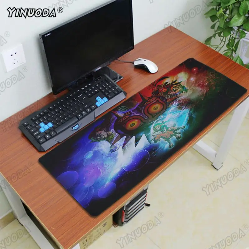 Yinuoda легенда о Зельде больших маска резиновая PC Компьютерная Мышь pad офисные мыши