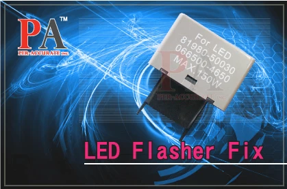 

PA LED 1PCS x 12V 8 Pins LED Turn Signal Flasher Relay Fix FAST FLASH for Toyota Lexus PA