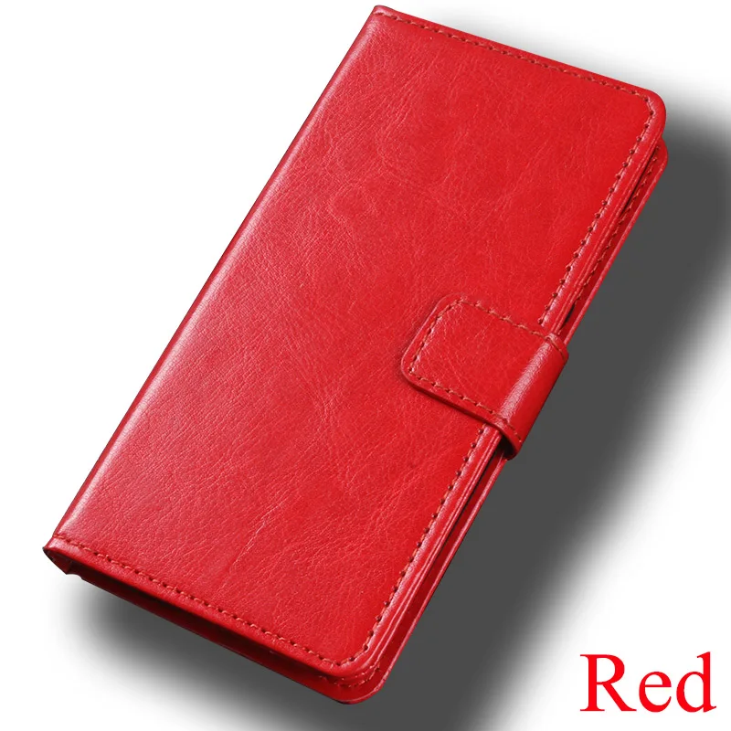 Кожаный чехол-книжка для BQ Aquaris A4.5 E4 E4.5 E5 E6 U Lite Plus U2 fundas стильный защитный чехол-подставка для M4.5 M5 M5.5 - Цвет: red