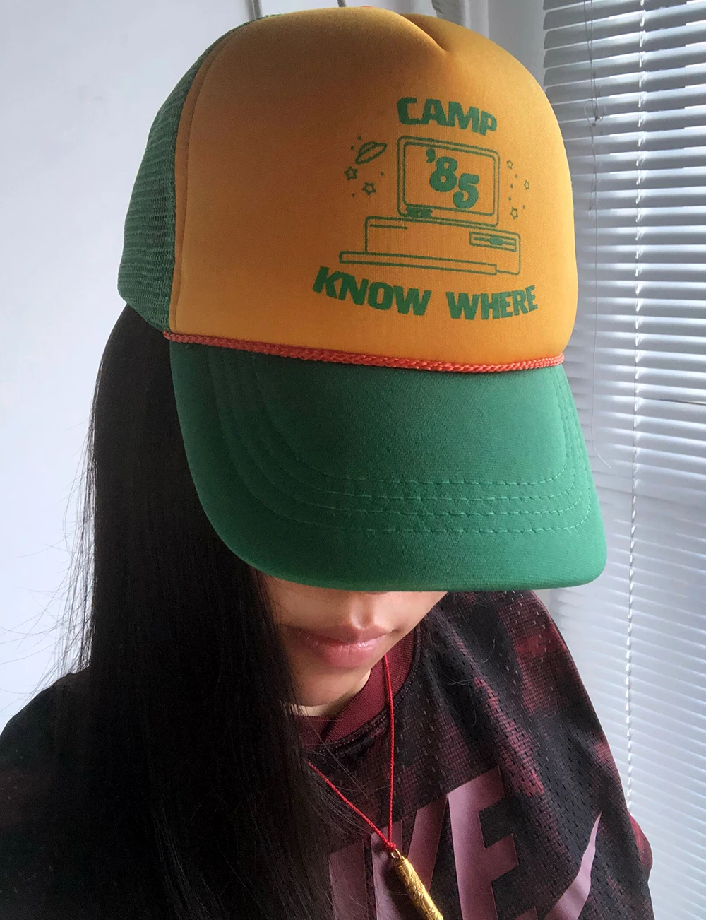 Stranger Things 3 Hat Dustin Cosplay Hats Camp Know Where Stranger Things Costume Props Adjustable Caps4