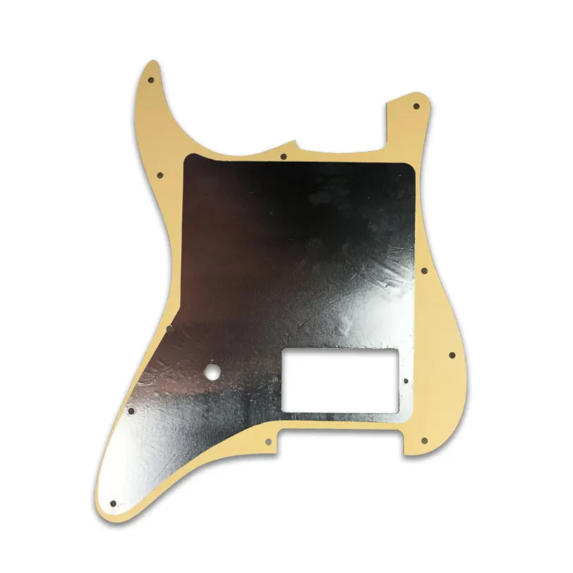 Pleroo на заказ гитарные Запчасти-для США/Мексики 11 отверстий Strat spec Blank Pickguard с мостом PAF Humbucker Scratch Plate