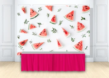 

HUAYI Newborns Photography Backdrop Watermelon Pattern backdrop Background Birthday Baby Children Celebration Photo Props W-1720