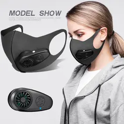 PM2.5 маска от пыли Smart здоровый воздух Очищающая маска свежего воздуха черный электрическая маска для лица PM2.5 маска от пыли Smart здоровый