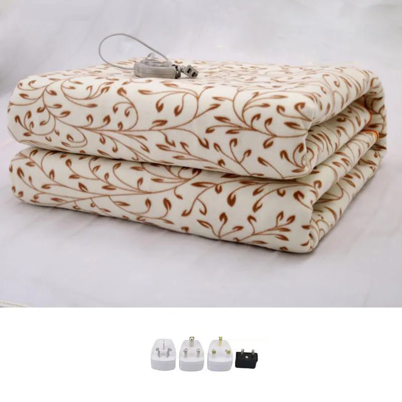 Высокое качество фланелевое одеяло с подогревом Электрическое одеяло безопасности электрическое одеяло толще один электрический коврик подогреватель тела нагреватель