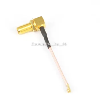 

5 Pieces SMA Female Rightangle to Ufl/IPX/IPEX Connector 13 Teeth Lengthened RG178 Pigtail Cable 5cm 10cm 15cm 20cm 25cm 30cm