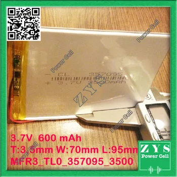 

1 pcs. li-ion battery 3.7v 3500mAh rechargeable battery 3.7 v 3500 mah size: 3.5x70x95mm