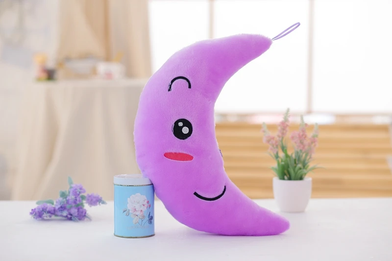 Bonito de Pelúcia Brinquedos de Pelúcia Decoração de Natal Presentes para Crianças Light-up Travesseiro Macio Dormir Pillowhome Meninas Crianças Brinquedos Lua 33 Brinquedos e hobbies
