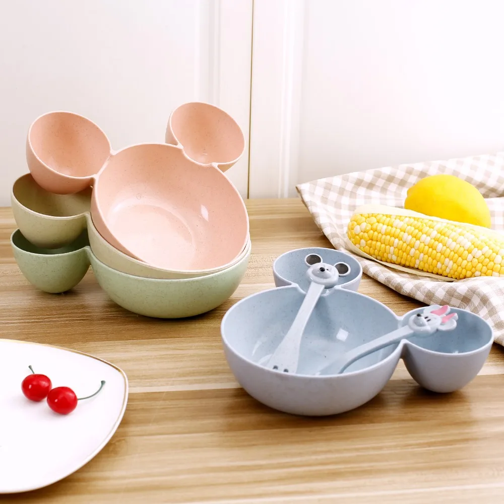 3 Pcs Children Plates Children Baby Bamboo Tableware Solid Feeding Mickey Dishes Baby Bowl Plate Food Feeding Dinnerware Set 3 Pcs Children Plates Children Baby Bamboo Tableware Solid Feeding Mickey Dishes Baby Bowl Plate Food Feeding Dinnerware Set