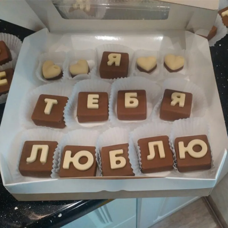 letter number silicone cake chocolate