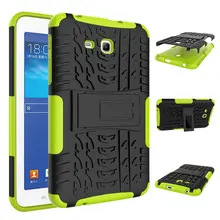 Чехол для планшета samsung Galaxy Tab 3 Lite 7,0 T110 TPU и PC чехол с рисунком шины для samsung SM-T111 T113 T116 Funda+ подарок