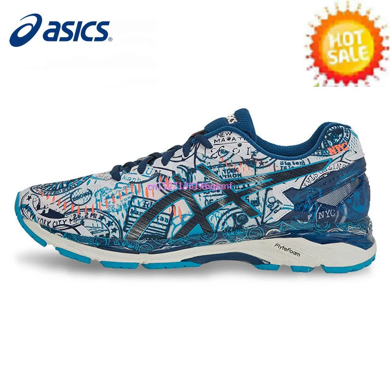 2019 Authentic ASICS Men Shoes GEL-KAYANO 23 Breathable Cushion Running Shoes Sports Sneakers Outdoor Athletic Comfortable