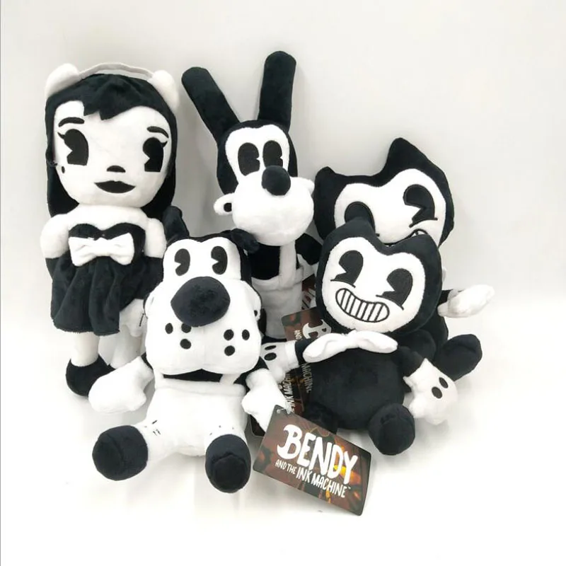 Игра Bendy En De InkMachin подарок на Хэллоуин плюшевая игрушка в бесплатная