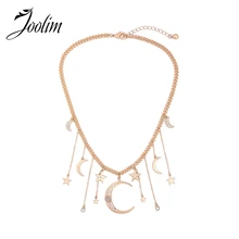 Ювелирные изделия joolim оптом/ Лунная звезда цинковый сплав колье модное ювелирное изделие подарок матери ювелирные изделия