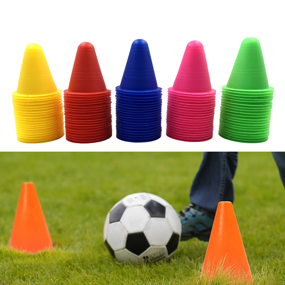 5Pcs/Set inline skating Skateboard Mark Cup Soccer Rugby Speed training Equipment Marker Cones Slalom Roller skate pile cup