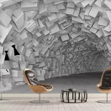 Beibehang пользовательские обои 3d Фото Фреска простой papel де parede пространство геометрическое здание гостиная фон обои 3d