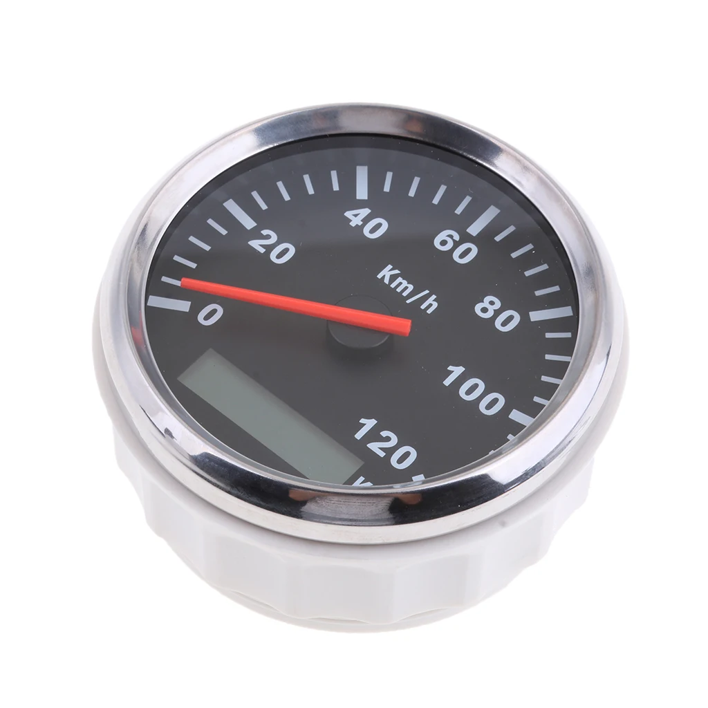 Universal Black 85mm IP67 Antifogging Speedometer Speedo 200km/h For Car Truck Motor DC 9~32V