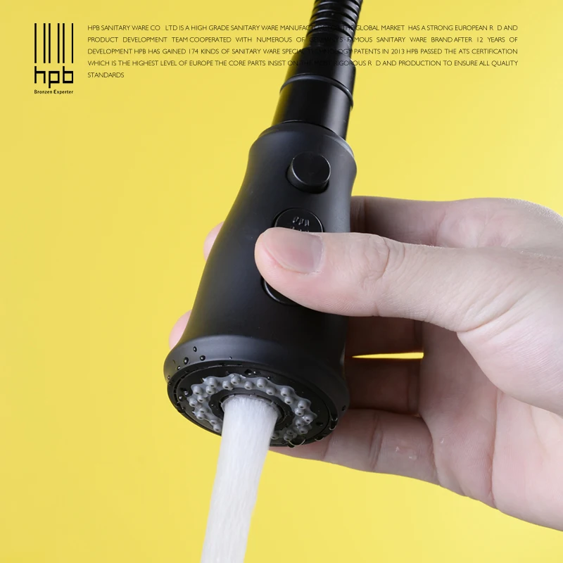 Hpb High Pressure Kitchen Sink Sprayer Pullout Nozzle Spray Hpb High Pressure Kitchen Sink Sprayer Pullout Nozzle Spray Head Faucet Replacement Accessories Tap Filter H7402 In