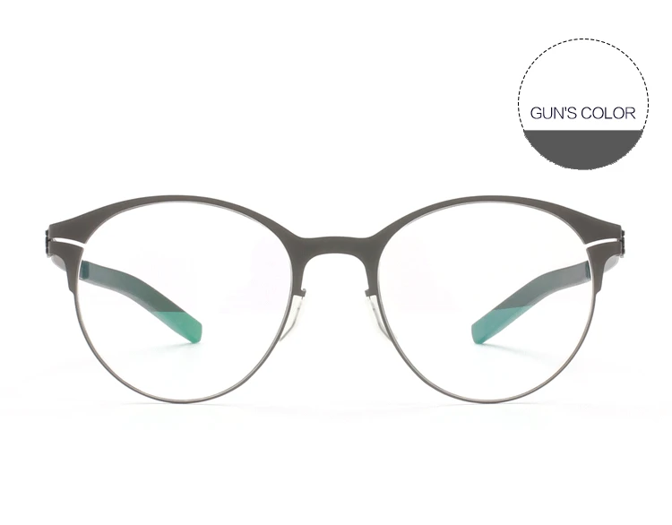 WEARKAPER новые женские очки круглые очки Сверхлегкая рама тонкие мужские корректирующие очки при близорукости рамка