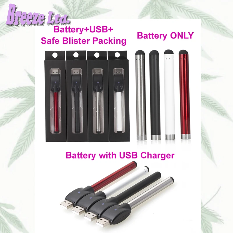 20 шт./лот цветной O-Pen Vape Bud Touch аккумулятор 280 мАч с зарядными устройствами для CBD