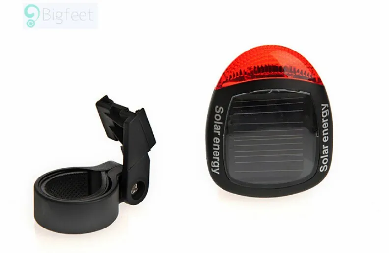 Sale Solar Power LED Bicycle Lights Bike Rear Tail Lamp Light Bike cycling Safety warning Flashing Light Lamp Red TL0301 6