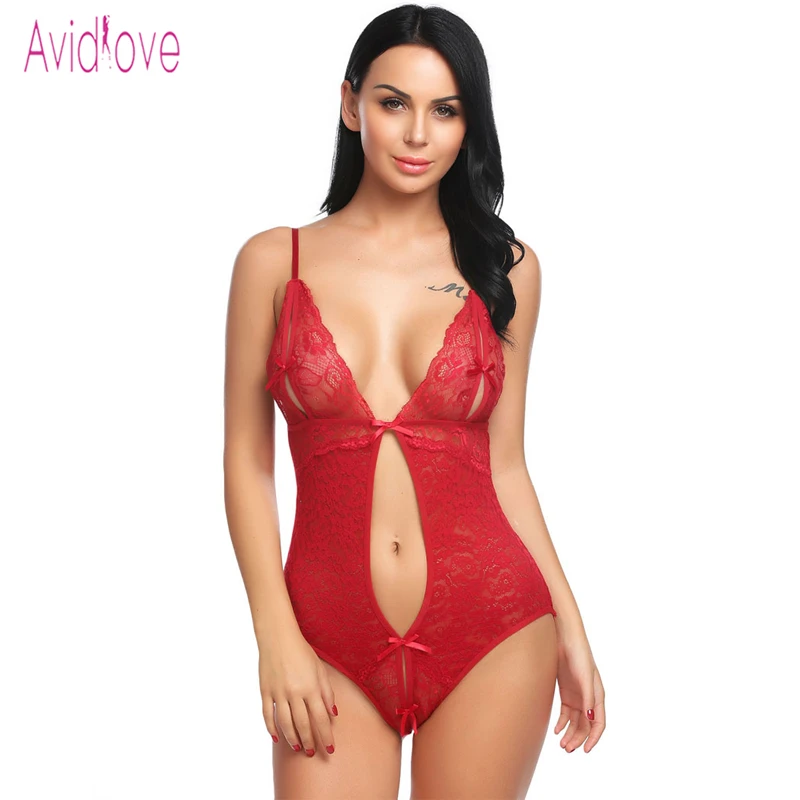 Avidlove цельное сексуальное женское белье эротическое боди Женское с открытой