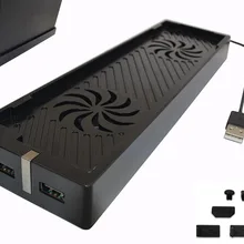 Охлаждающий вентилятор охладитель вертикальная подставка для Xbox One X консольные игровые аксессуары с 2 портами usb для Xbox One X ONE X w/пылеотталкивающий комплект