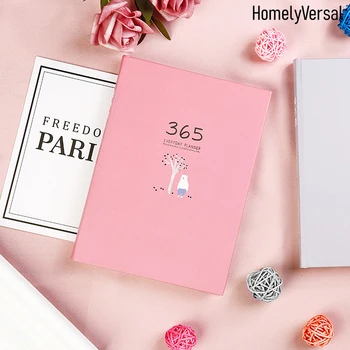 

A5 Notebook 365day agenda Stationery Book Time Management New Year Gift Business Weekly Planner Journal Diary Hand Book student