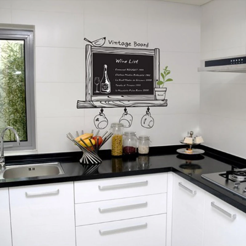 Chalkboard Diy Für Küche Kühlschrank Aufkleber Menü Vinyl