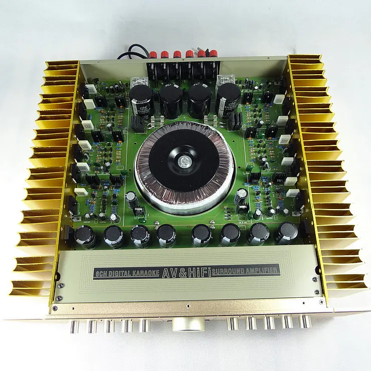 Цифровой усилитель звука AV3300 AMP P809U 2CS5200 2SA1943 домашний кинотеатр 5 1 KTV караоке с