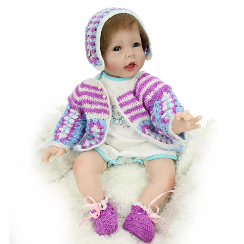 New Design 20 inches newborn baby doll imported mohair ...