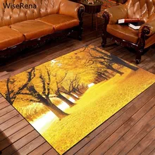 Красота кленовое дерево живописный большой размер ковер печатных гостиная; зал Коврики для ванной спальни коврики под стулья для взрослых дома отеля использования