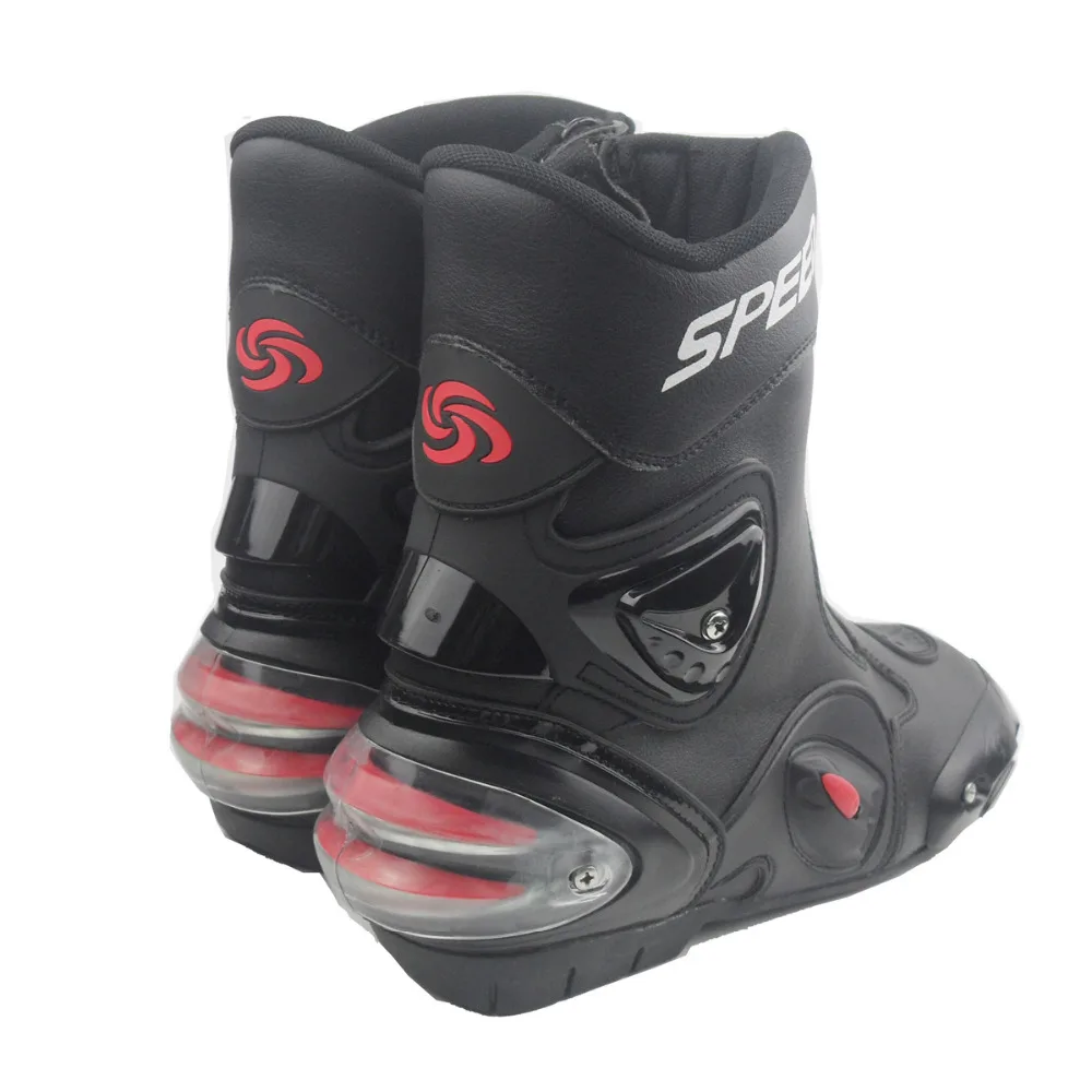 Мотоциклетные ботинки Pro biker мужские обувь для мотокросса гоночные сапоги черные