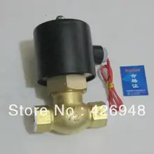 1/2 ''дюймовый 2l170-15 высокое Давление Латунь горячей воды пара электромагнитный Клапан нормально замкнутый(nc), PTFE сальник, 110 В 220 В 12 В 24 В