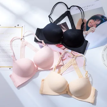 

Black Womens Ladies Front Closure Bra Bralette Push Up Brassiere Ligerie Sexy Girl Bras Seamless Cups Bra Sexy Underwear Female